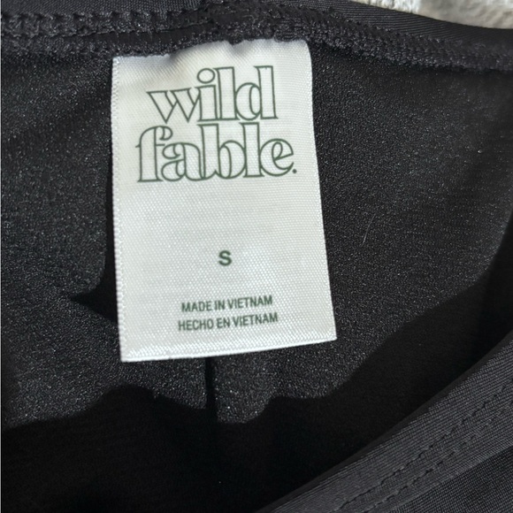 Black High-Cut Bikini Bottom wild fable size small - Picture 2 of 4